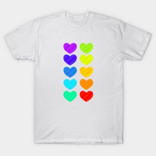 Rainbow love T-Shirt